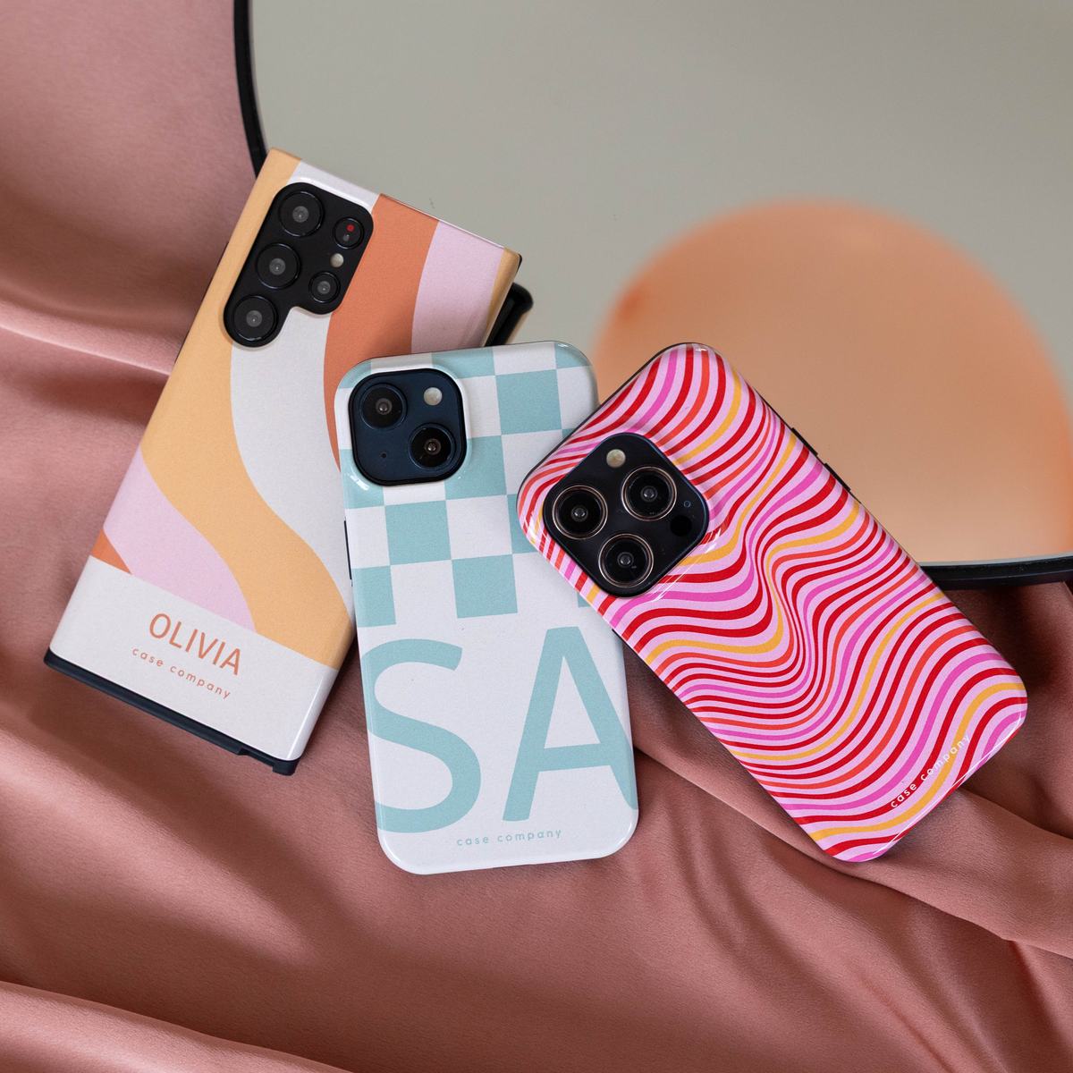 Mobilcovers med trendy designs